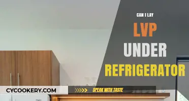 Laying LVP Under Refrigerator: Tips, Benefits, and Installation Guide