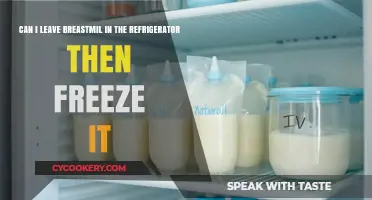 Storing Breast Milk: Refrigerate First, Then Freeze Safely – A Guide