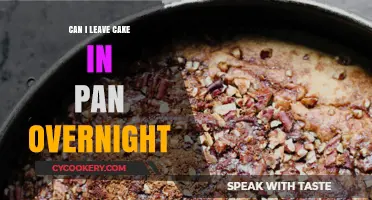 Leaving Cake in the Pan Overnight: Good or Bad?