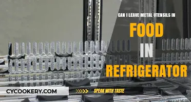 Storing Food Safely: Metal Utensils in the Fridge Explained