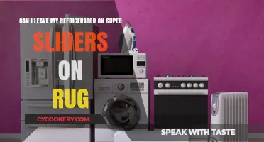 Refrigerator on Super Sliders: Safe Rug Placement Tips
