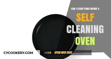 Self-Cleaning Ovens: Leave Pans Inside?