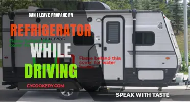 Driving with Propane RV Fridge: Safe Practices and Precautions