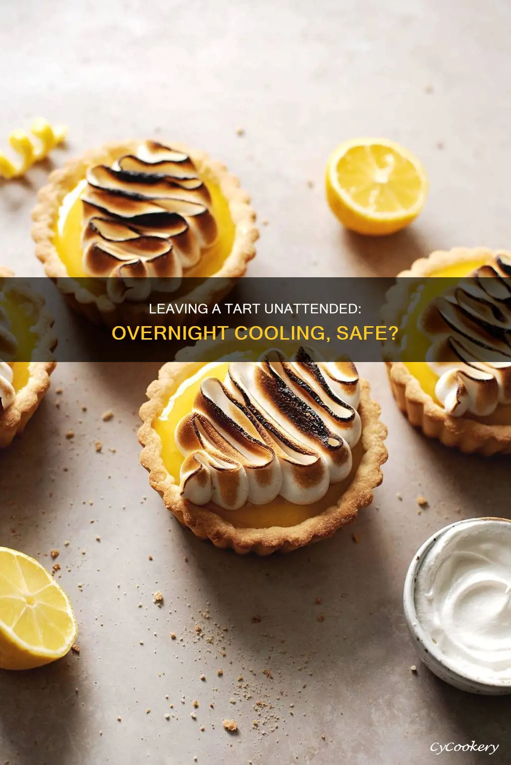 can I leave tart un pan to cool overnight