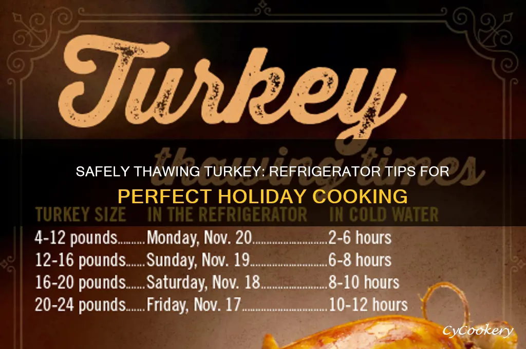 can i let turkey thaw in refrigerator