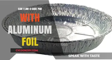 How to Line a Cake Pan with Foil?