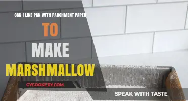 Line Pans with Parchment Paper for Perfect Marshmallows