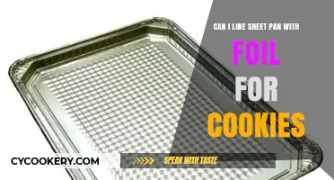 Line Sheet Pan with Foil for Cookies: Good or Bad?