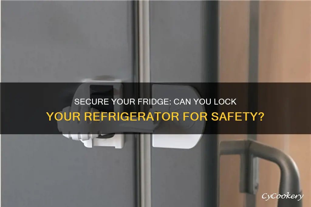 can i lock my refrigerator