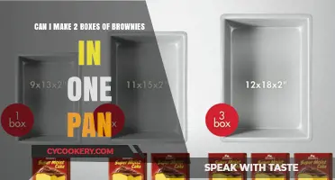 Double Brownie Box: One Pan, Easy Method