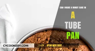 Bundt Cake in a Tube Pan: Is It Possible?
