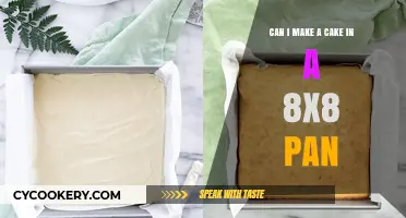 Baking a Cake: 8x8 Pan Possibilities
