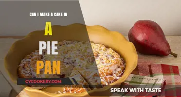 Baking a Cake in a Pie Pan: Is it Possible?