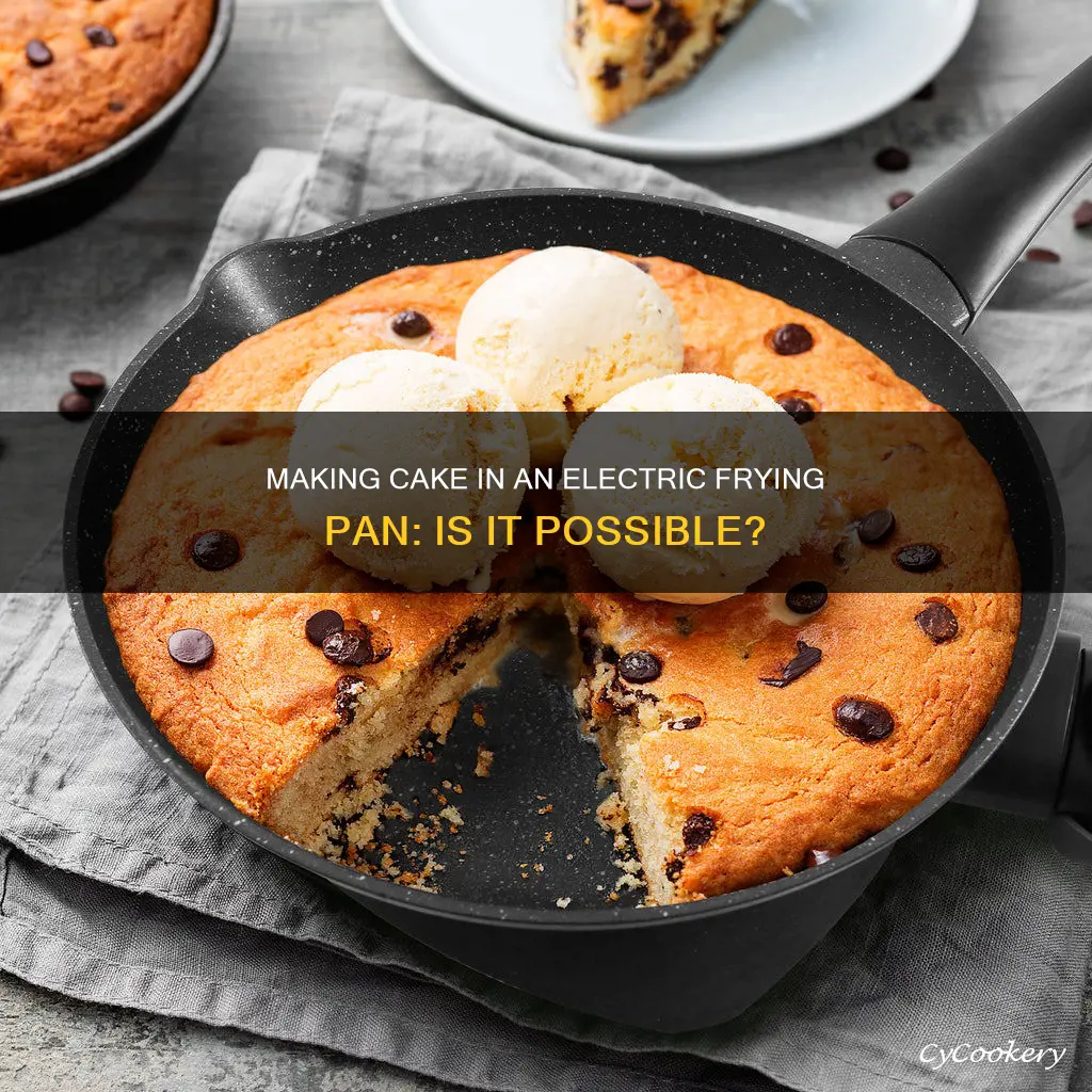 can I make a cake in electric frying pan