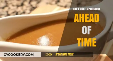 How to Make a Pan Sauce Ahead of Time