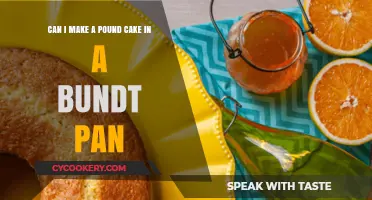 Baking Pound Cake: Bundt Pan or Regular Pan?