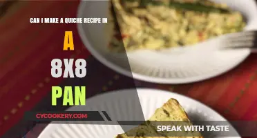 Making Quiche: 8x8 Pan Recipes