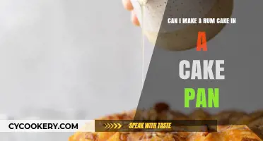 Rum Cake Pan Baking: Is It Possible?