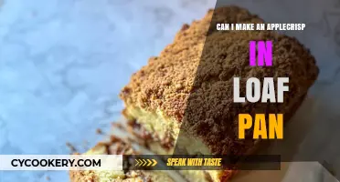 Apple Crisp: Loaf Pan Magic