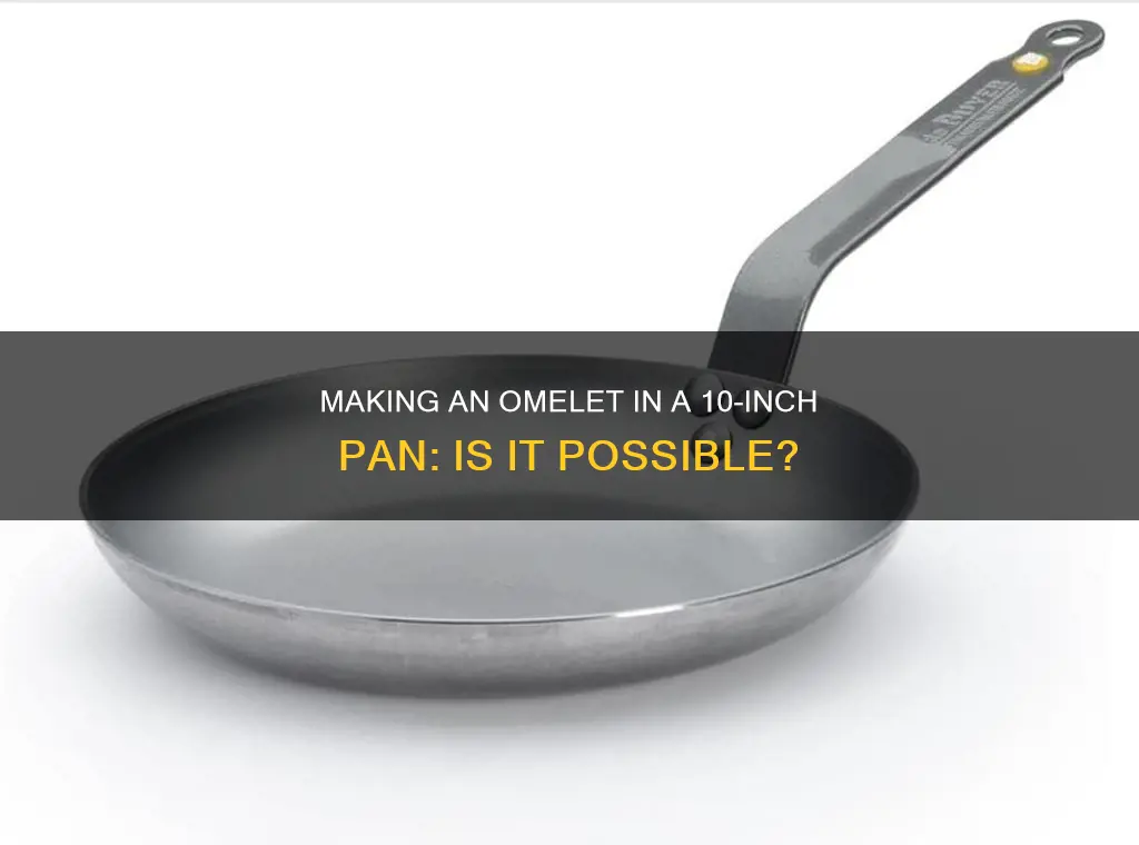 can I make an omelet in a 10inch pan