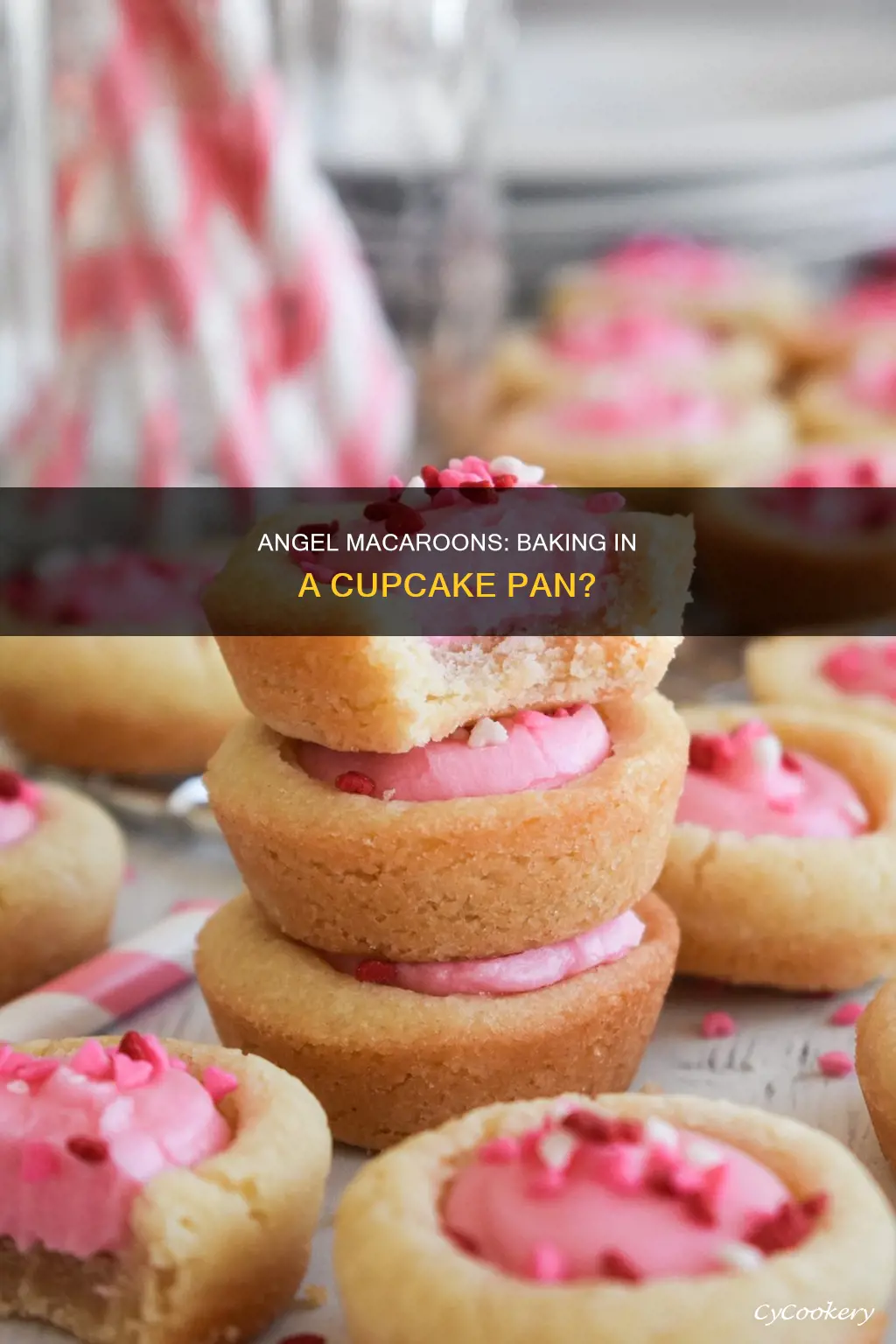 can I make angel macaroon cookies in cupcake pan