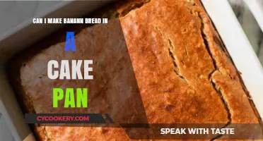 Bake Banana Bread in a Cake Pan?