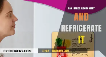 Make-Ahead Bloody Mary: Refrigeration Tips for Perfect Batches