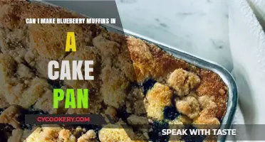 Blueberry Muffins: Cake Pan Experiment