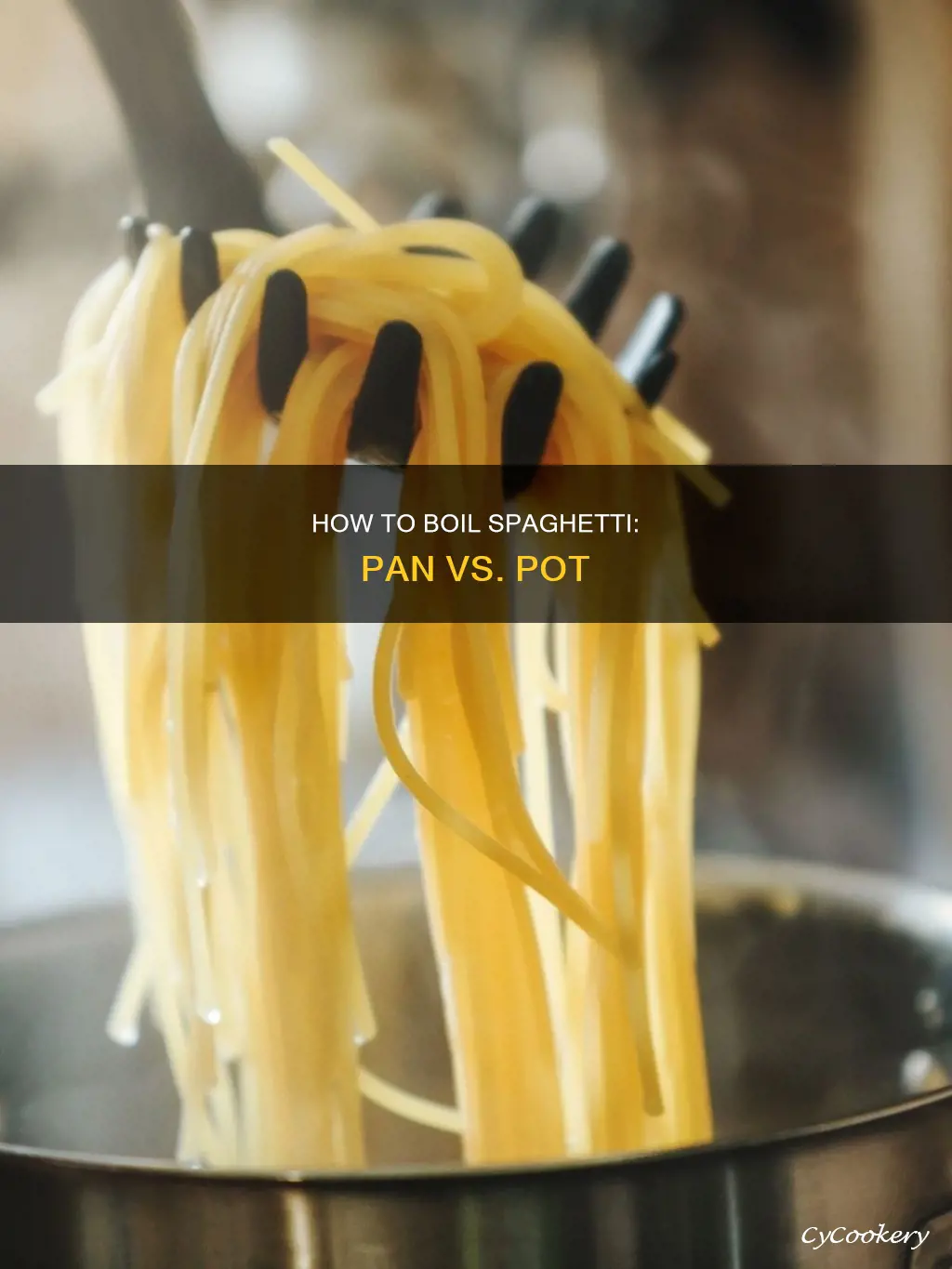 can I make boil spaghetti in a pan