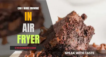 Making Brownies in an Air Fryer: Is It Possible?