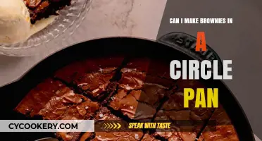 Baking Brownies: Can I Use a Circle Pan?
