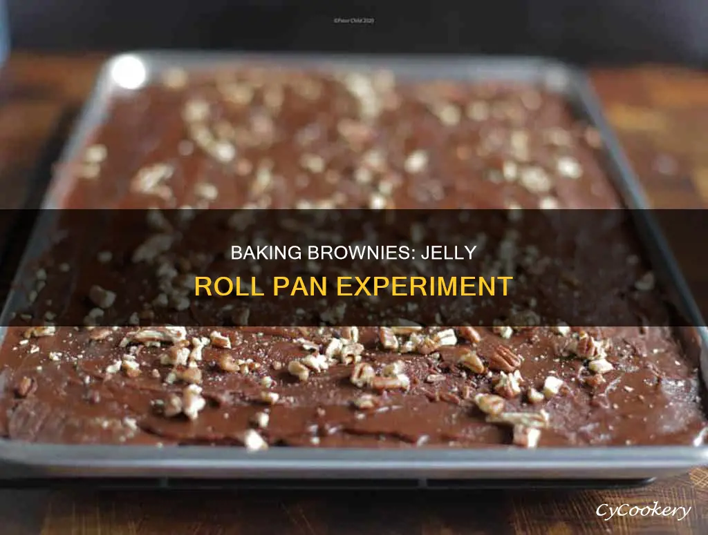 can I make brownies in a jelly roll pan