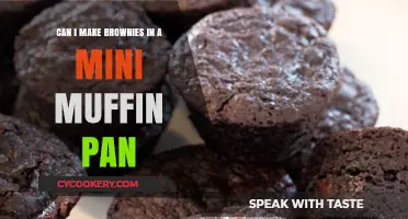 Baking Brownies: Mini Muffin Pan Experiment
