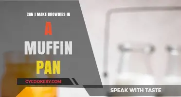 Baking Brownies: Muffin Pan Magic