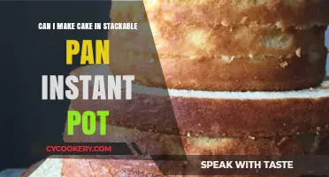 Stackable Pan Instant Pot: Bake a Cake?