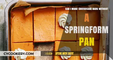 Cheesecake Bars Without a Springform Pan: Is It Possible?
