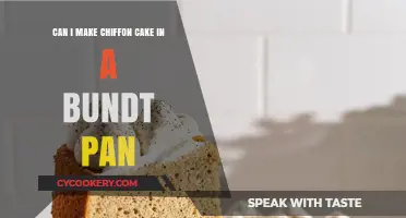 Chiffon Cake in a Bundt Pan: Is It Possible?