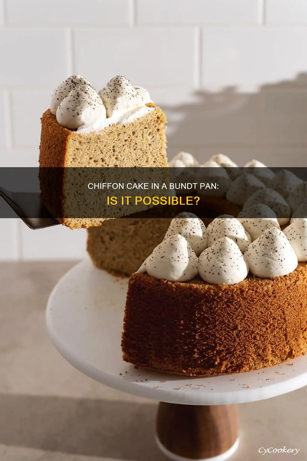 can I make chiffon cake in a bundt pan