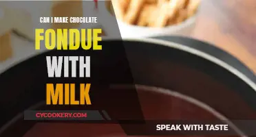 How to Make Chocolate Fondue with Milk at Home