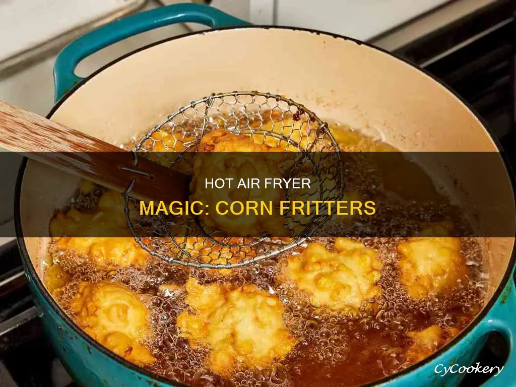 can i make corn fritters in a hot air fryer