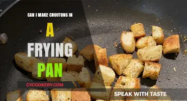 Frying Pan Croutons: A Quick, Crunchy Treat