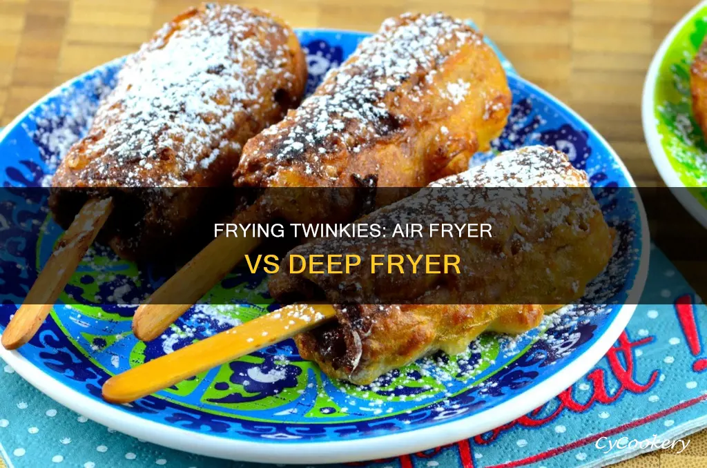 can i make deep fried twinkies in an air fryer