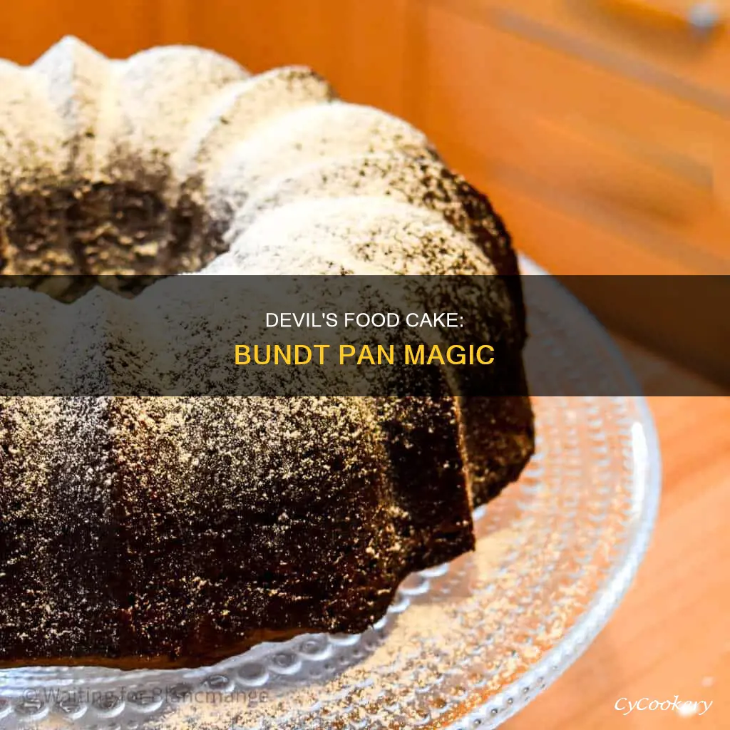 can I make devils food cake in a bundt pan