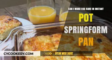 Springform Pan Egg Bake: Instant Pot Magic