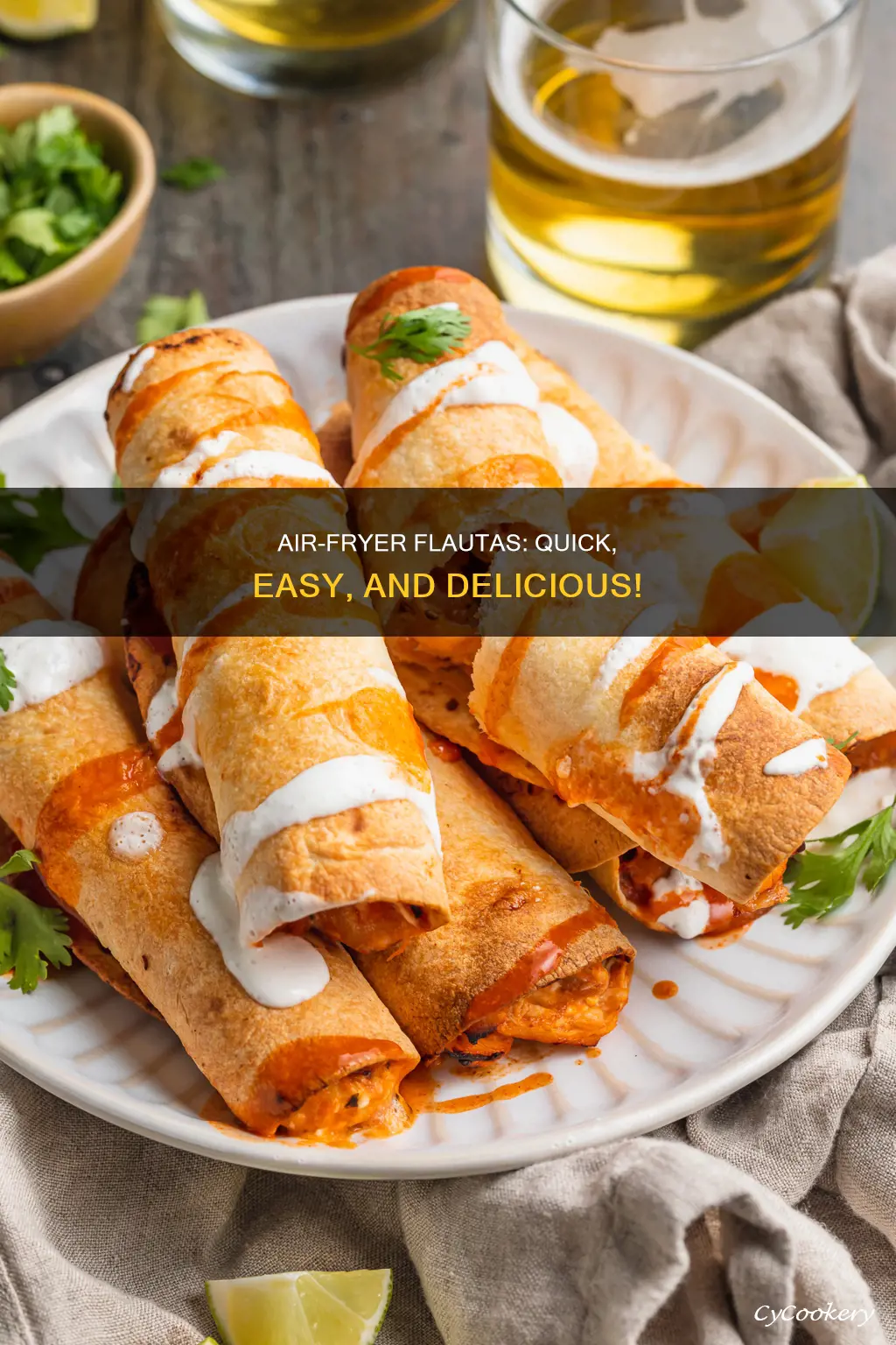 can i make flautas in an air fryer