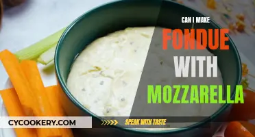 Creating Delicious Mozzarella Fondue: Is It Possible?