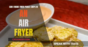 Air Fryer Fried Pickle Chips: A Healthy Crunch?