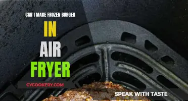 Air-Fryer Frozen Burgers: Quick, Easy, Delicious