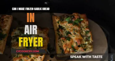 Garlic Bread in an Air Fryer: Frozen to Toasted