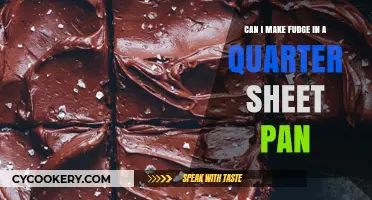 Making Fudge: Quarter Sheet Pan Method
